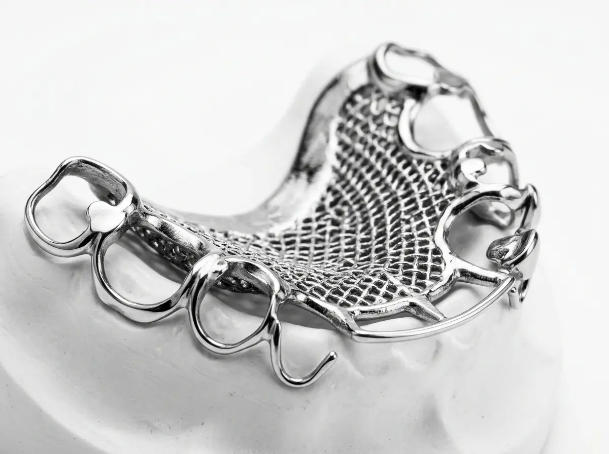 CoCr partial denture framework